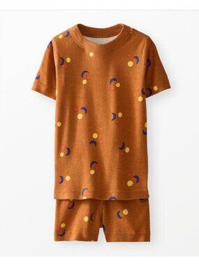 Hanna Andersson Kids Short John Pajama Set 5 years 5T 110 cm NWT